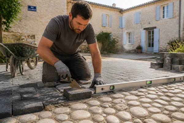 Pavage dallage pierre Villeneuve-sur-Lot